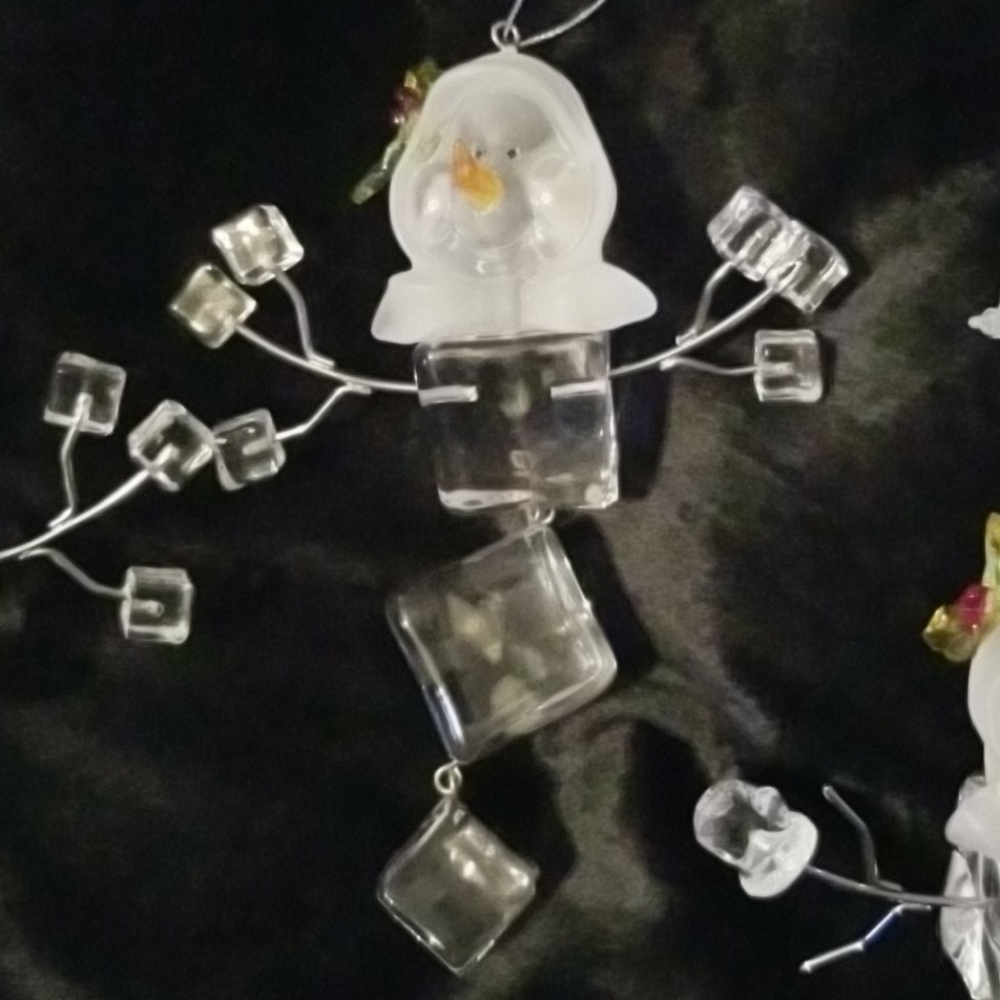 Snowmen ornaments. Set of three - Picture 2 of 5